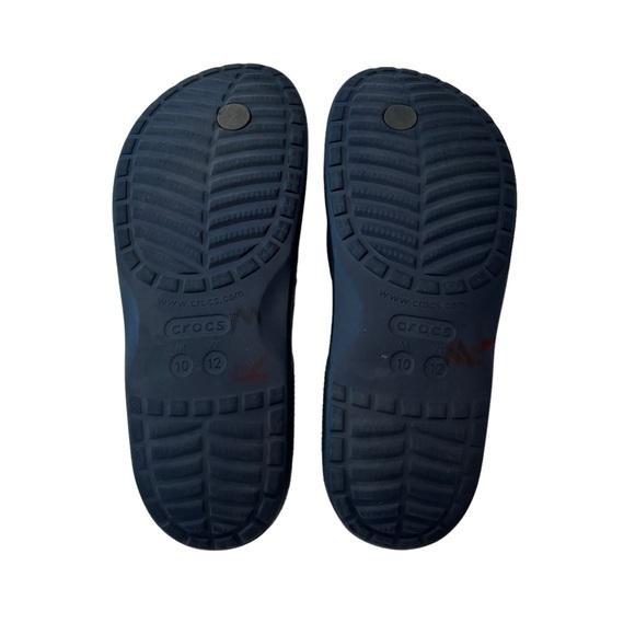 ❣️SALE❣️ Crocs Iconic Slip On Sandals Flip Flops Shoes Comfort Men 10/Women 12 - Picture 7 of 8